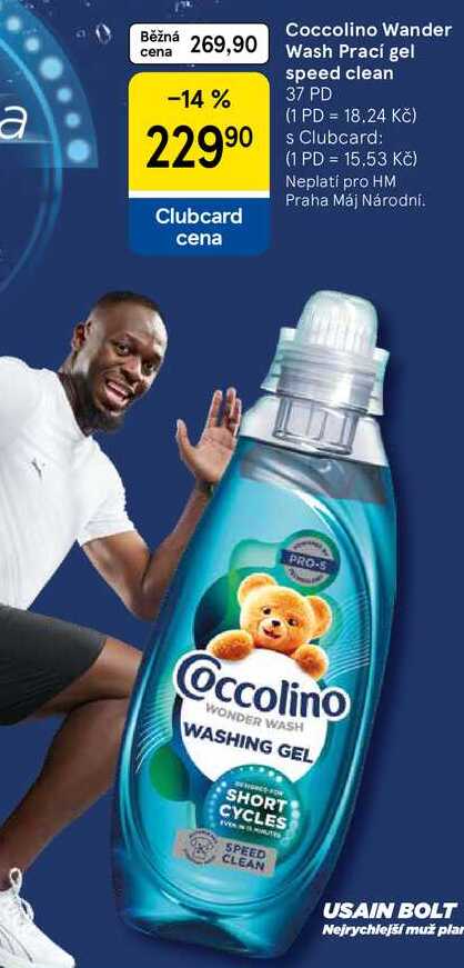Coccolino Wander Wash Prací gel speed clean, 37 PD 