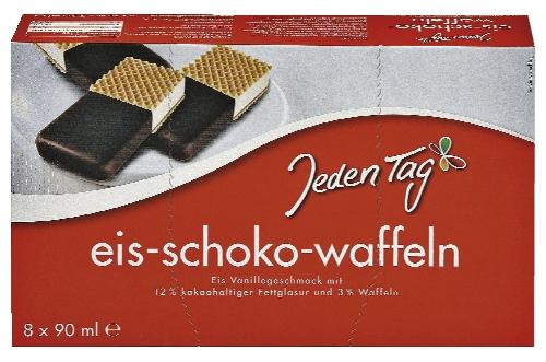 Jeden Tag Vanilková zmrzlina v oplatce, 720 ml