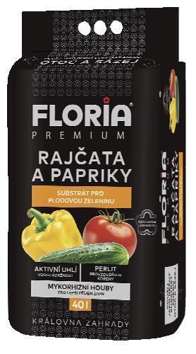 Substrát pro rajčata a papriky Floria, 40 l