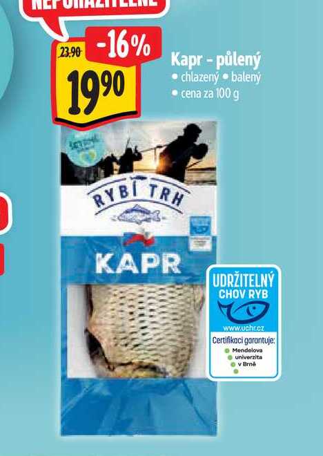  Kapr - půlený 100 g