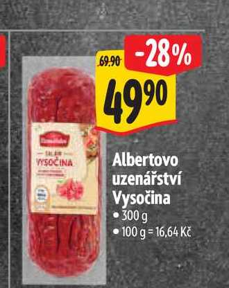  Albertovo uzenářství Vysočina 300 g 
