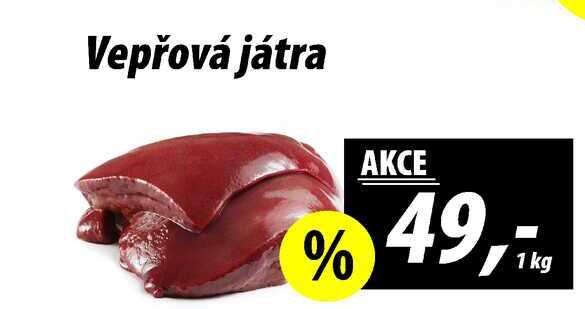 Vepřová játra, 1 kg 