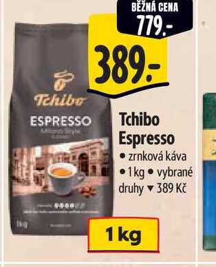  Tchibo Espresso -zrnková káva 1kg 