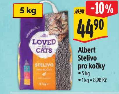  Albert Stelivo pro kočky 5 kg 