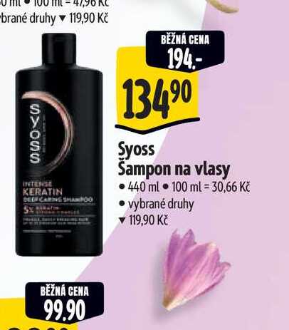  Syoss Šampon na vlasy  440 ml  
