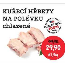 KUŘECÍ HŘBETY NA POLÉVKU chlazené 1kg  