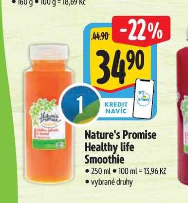  Nature's Promise Healthy life Smoothie 250 ml 