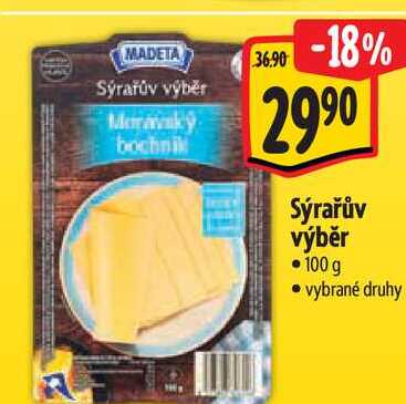 Sýrařův výběr, 100 g