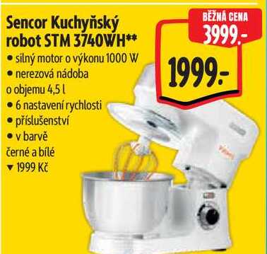 Sencor Kuchyňský robot STM 3740WH** 