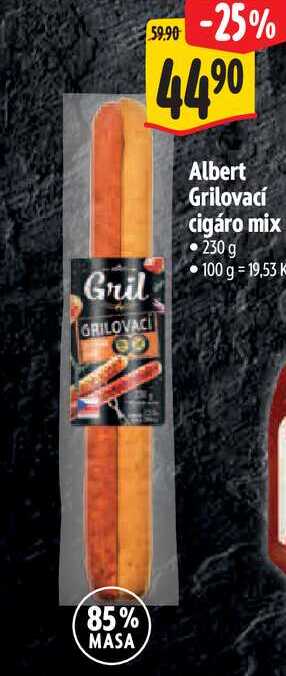 Albert Grilovací cigáro mix, 230 g 