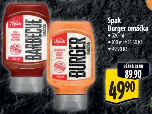Spak Burger omáčka, 320 ml