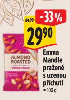 Emma Mandle pražené s uzenou příchutí, 100 g 