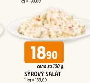 SÝROVÝ SALÁT 100 g