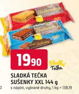 SLADKÁ TEČKA SUŠENKY XXL 144 g