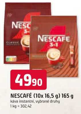 NESCAFÉ (10x 16,5 g) 165 g 
