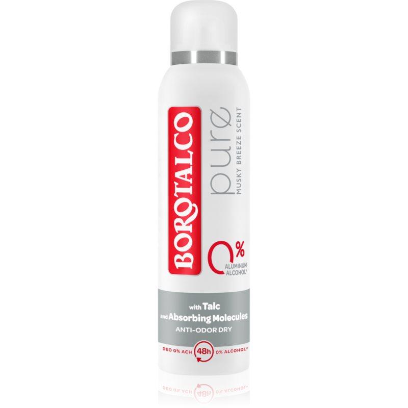 Borotalco Pure deodorant ve spreji bez obsahu hliníku 48h vůně Musky Breeze 150 ml