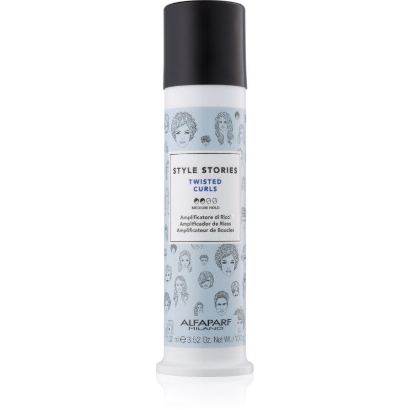 Alfaparf Milano Style Stories The Range Texturizing stylingový krém pro definici vln střední zpevnění Twisted Curls 100 ml
