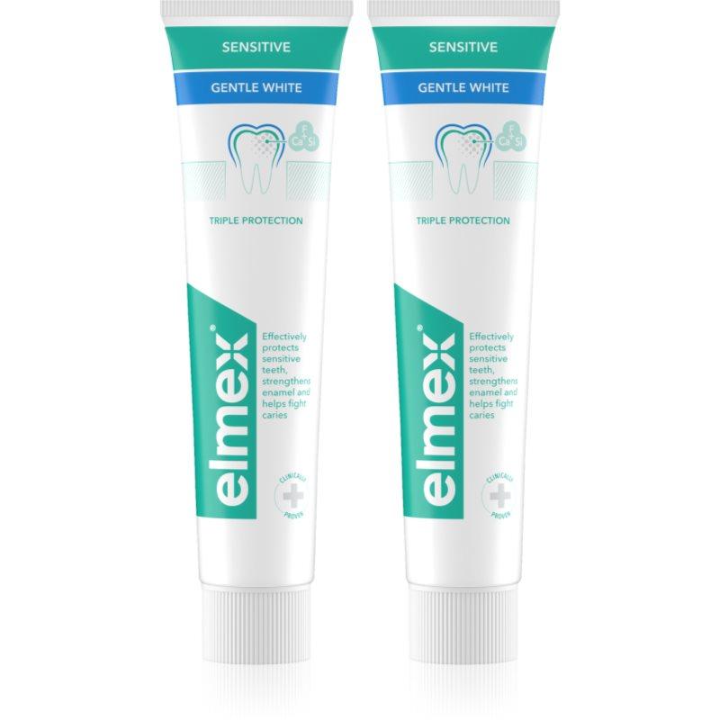 Elmex Sensitive Whitening pasta pro přirozeně bílé zuby 2x75 ml