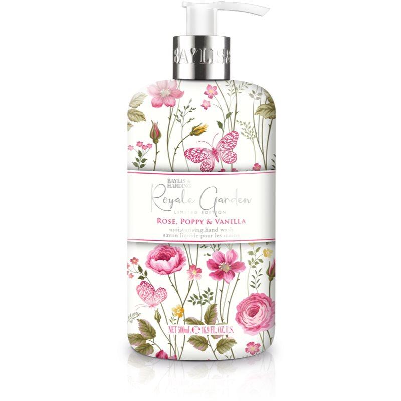 Baylis & Harding Royale Garden Rose, Poppy & Vanilla tekuté mýdlo na ruce 500 ml