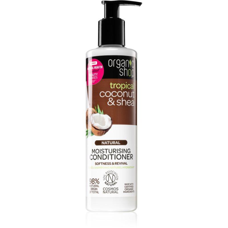 Organic Shop Natural Coconut & Shea hydratační kondicionér pro suché a poškozené vlasy 280 ml