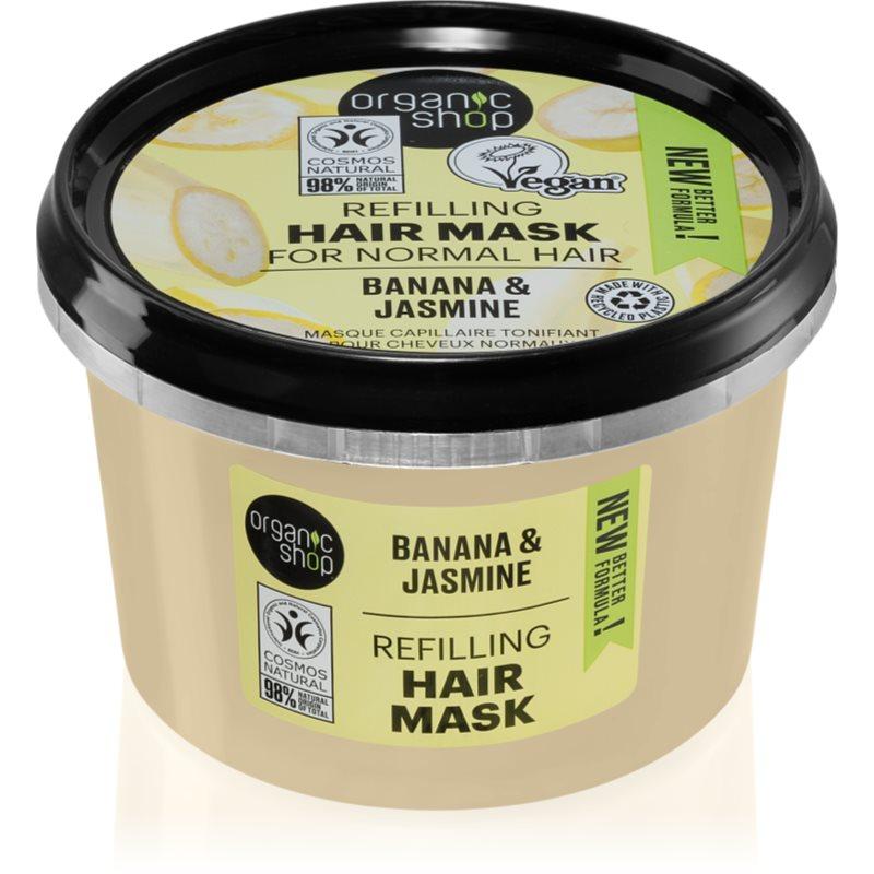 Organic Shop Banana & Jasmine maska na vlasy pro objem 250 ml