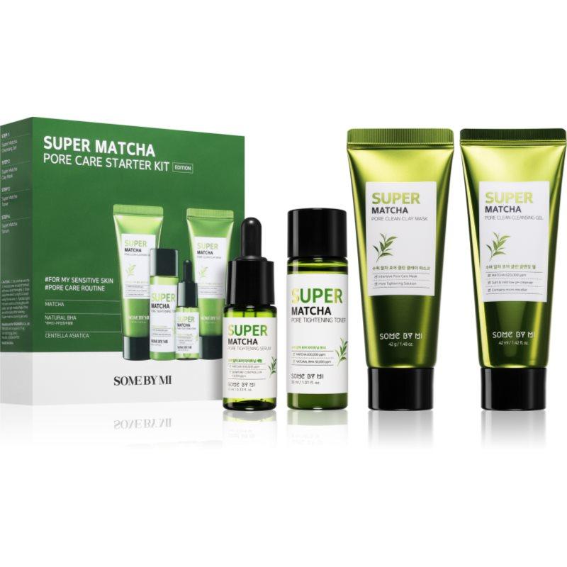 Some By Mi Super Matcha Pore Care dárková sada pro stažení pórů a matný vzhled pleti
