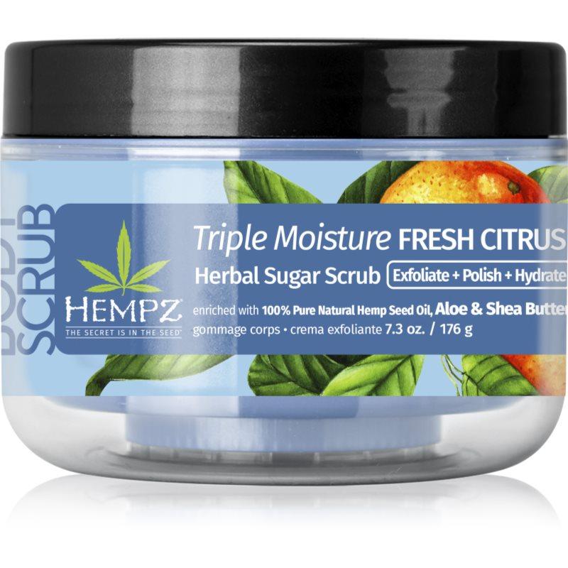 HEMPZ Triple Moisture tělový peeling 176 g