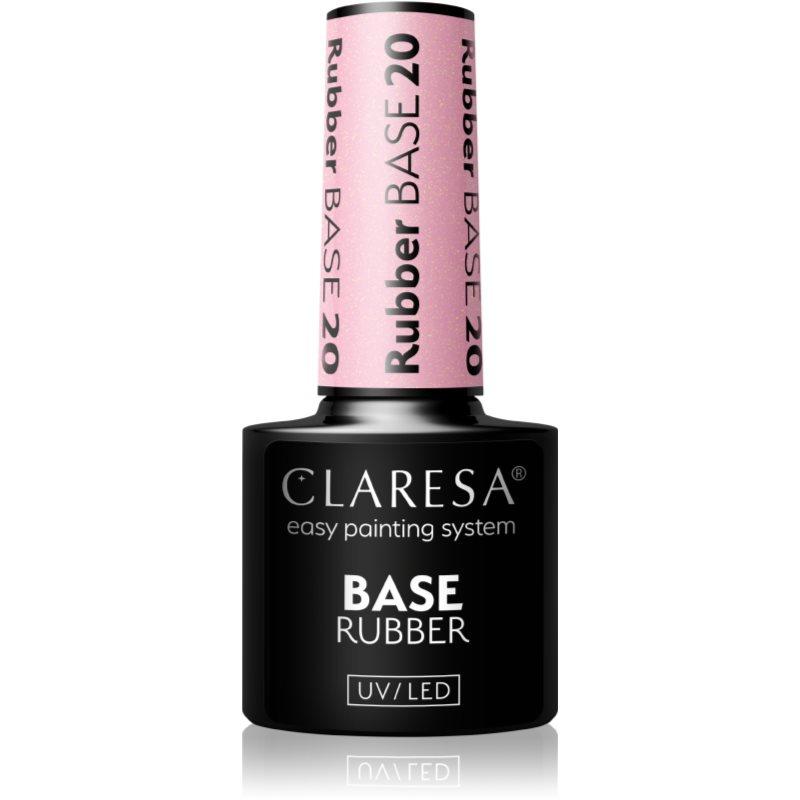Claresa UV/LED Base Rubber podkladový lak pro gelové nehty odstín 20 5 g