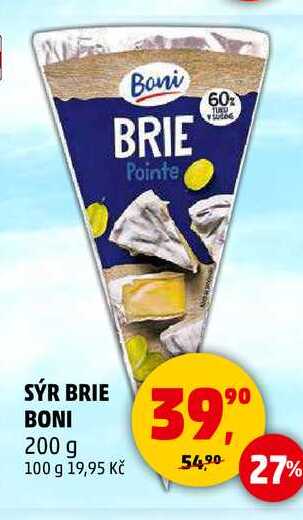 SÝR BRIE BONI, 200 g 