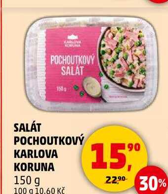 SALÁT POCHOUTKOVÝ KARLOVA KORUNA, 150 g 