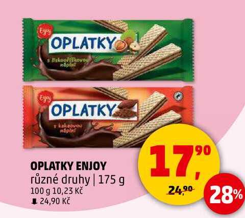 OPLATKY ENJOY různé druhy, 175 g  
