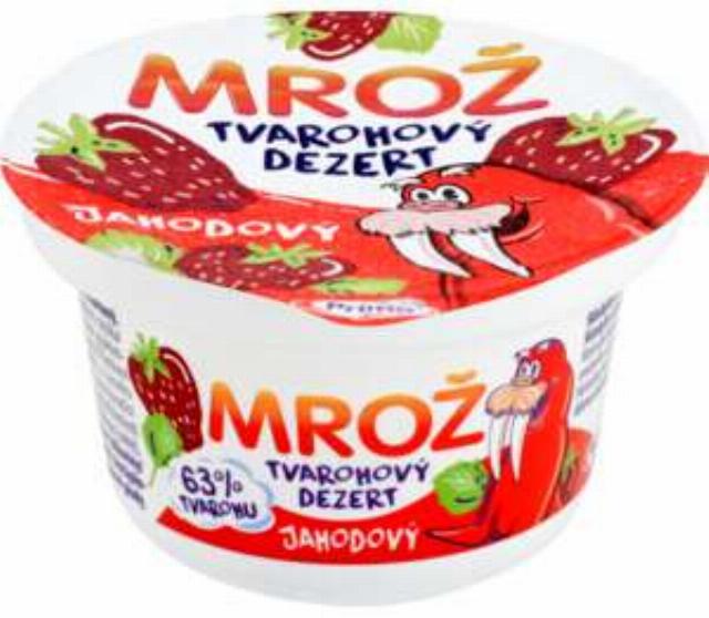 Mrož Tvarohový dezert jahodový