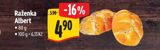 Raženka Albert, 80 g