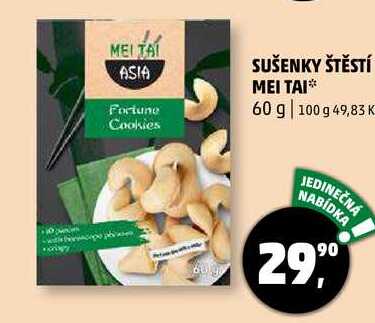 SUŠENKY ŠTĚSTÍ MEI TAI, 60 g 