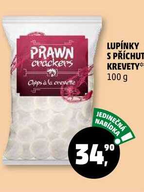 LUPÍNKY S PŘÍCHUTÍ KREVETY, 100 g