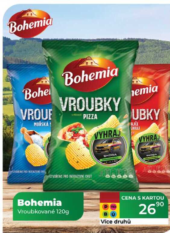 Bohemia Vroubkované 120g 