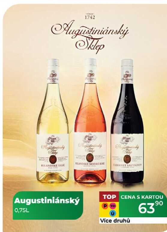 Augustiniánský víno 0,75l