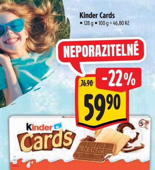 Kinder Cards, 128 g