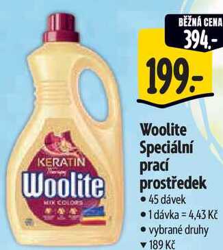 Woolite Speciální prací prostředek, 45 dávek 