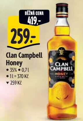 Clan Campbell Honey, 0,7 l