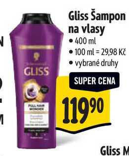 Gliss Šampon na vlasy, 400 ml  