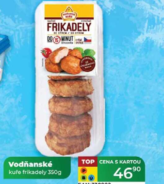 Vodňanské kuře frikadely 350g 