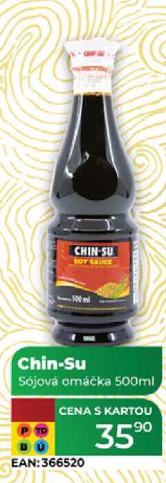 Chin-Su Sójová omáčka 500ml 