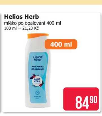 Helios Herb mléko po opalování 400 ml 
