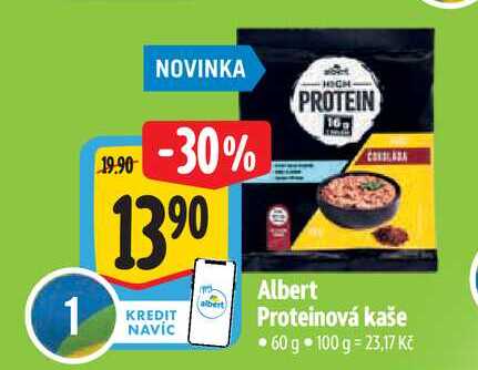  Albert  Proteinová kaše  60 g 