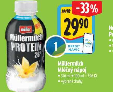  Müllermilch Mléčný nápoj  376 ml