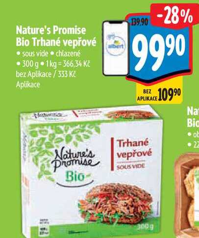 Nature's Promise Bio Trhané vepřové 300 g