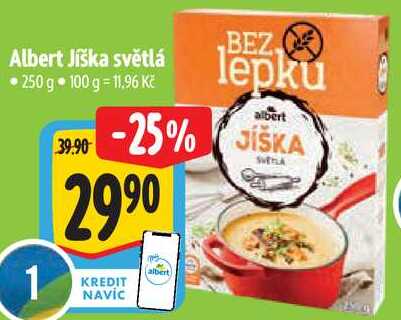 Albert Jíška světlá, 250 g