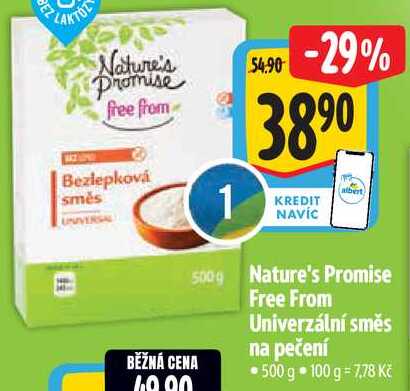 Nature's Promise Free From Univerzální směs na pečení, 500 g