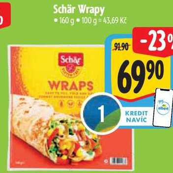 Schär Wrapy, 160 g 